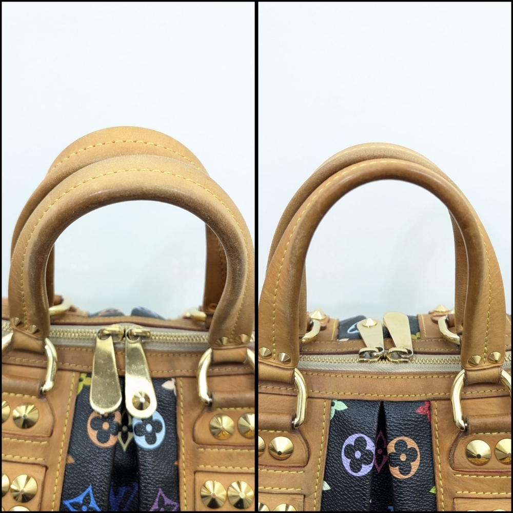✨️💎Authentic Louis Vuitton Courtney Monogram Black Multicolor Murakami - Picture 3 of 16